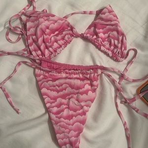 Frankie’s Bikinis set S-Top M- Bottom worn once